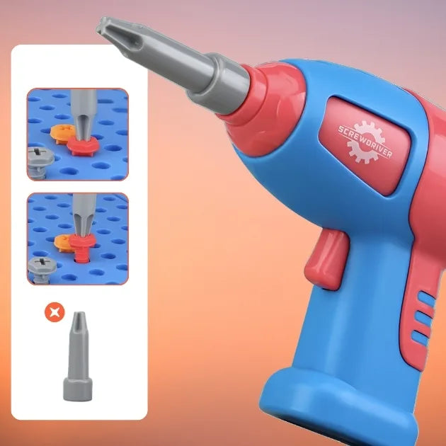 Children's Electric Screwdriver | Pretend Play Tools
