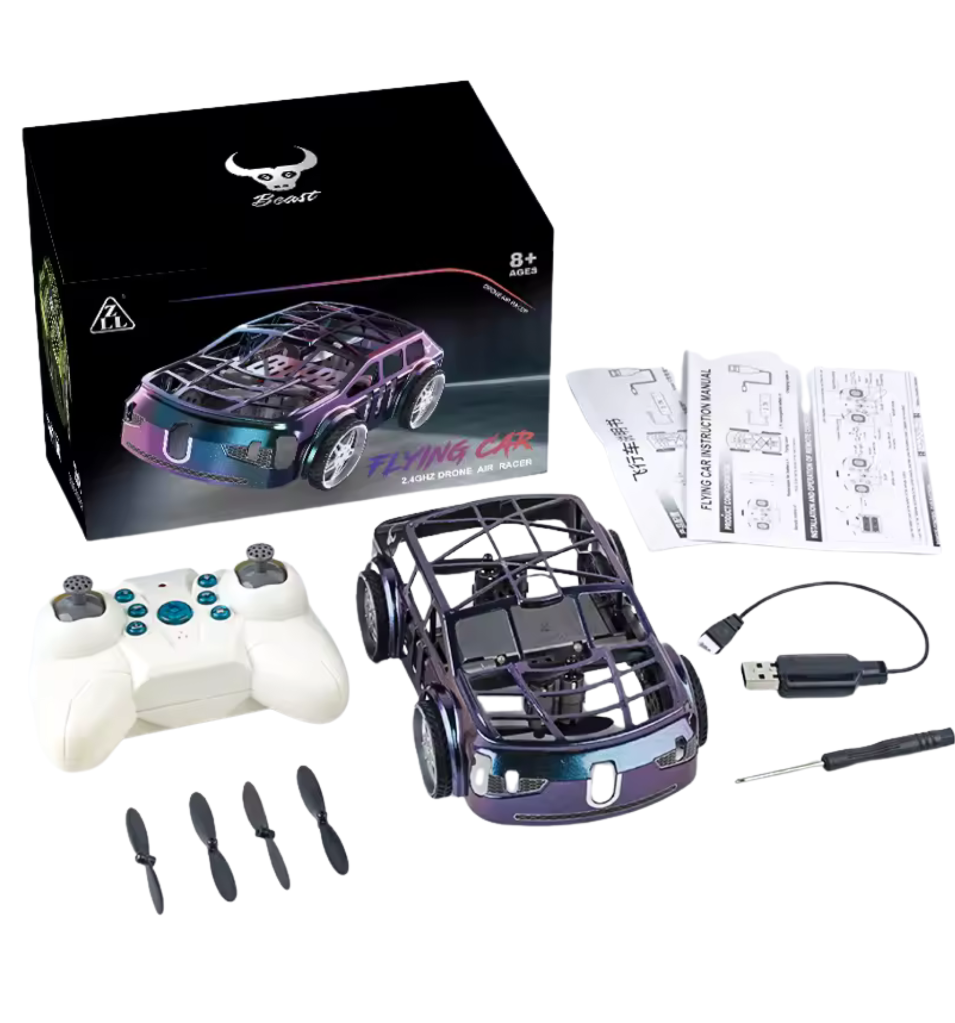 Luxury Flying Car - 2 in 1 controllable