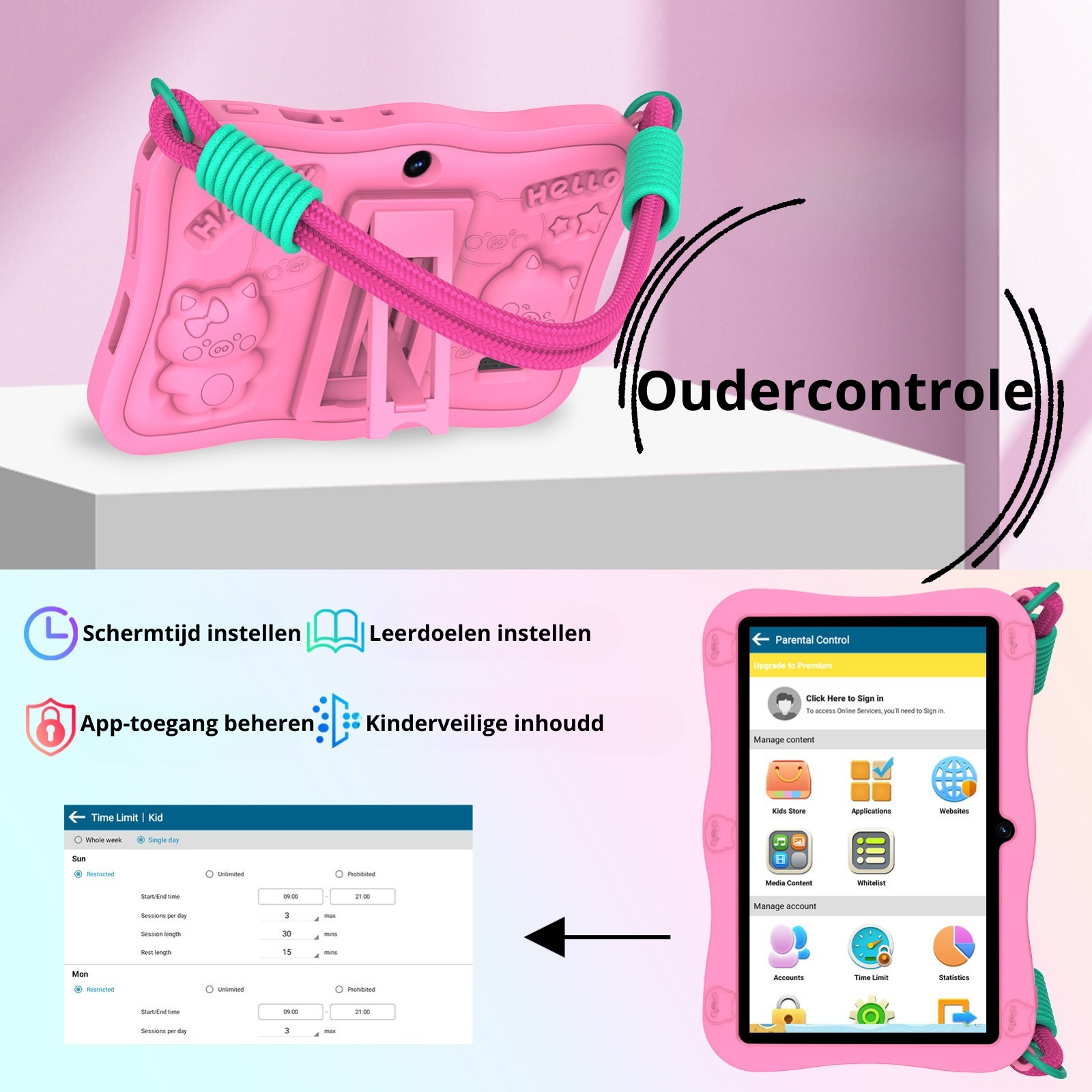 Kidtablet Smart Pro II | Éducative et adaptée aux enfants