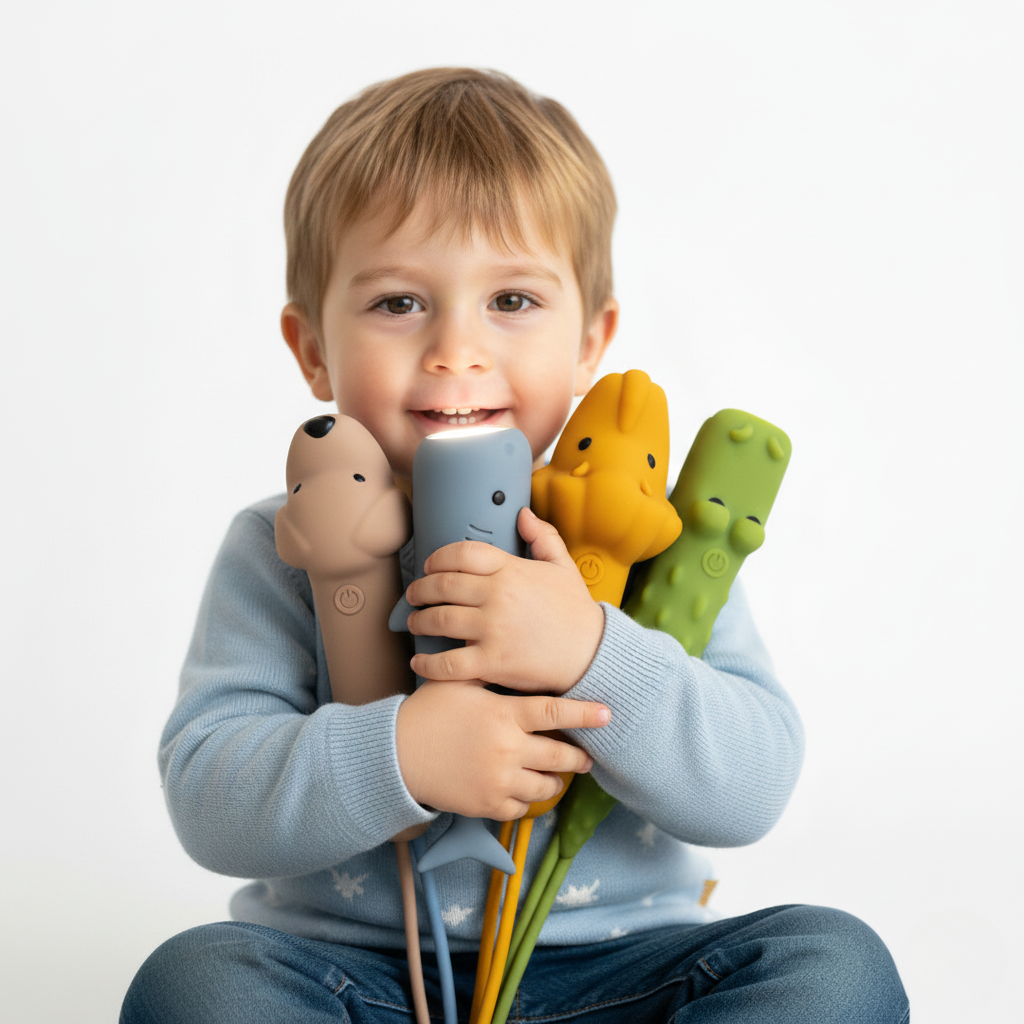 Kids Emergency Flashlight Rechargeable - Indoor &amp; Outdoor