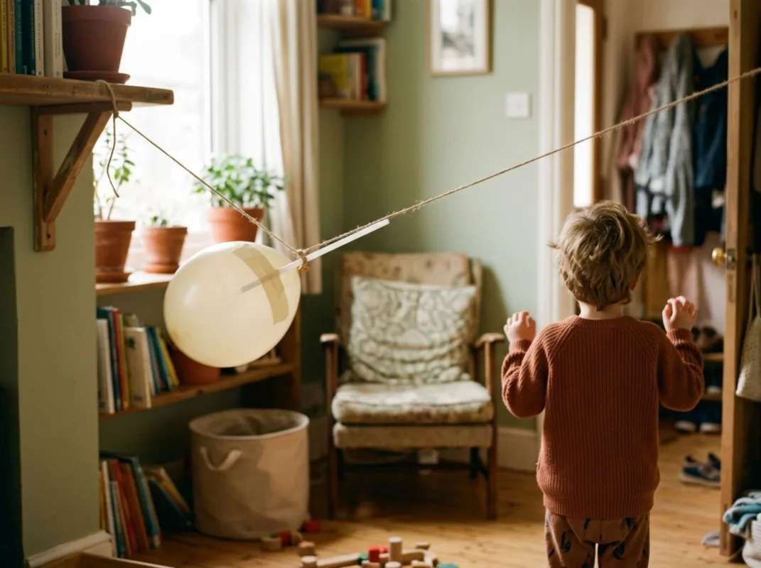 Balloon Rocket on a String