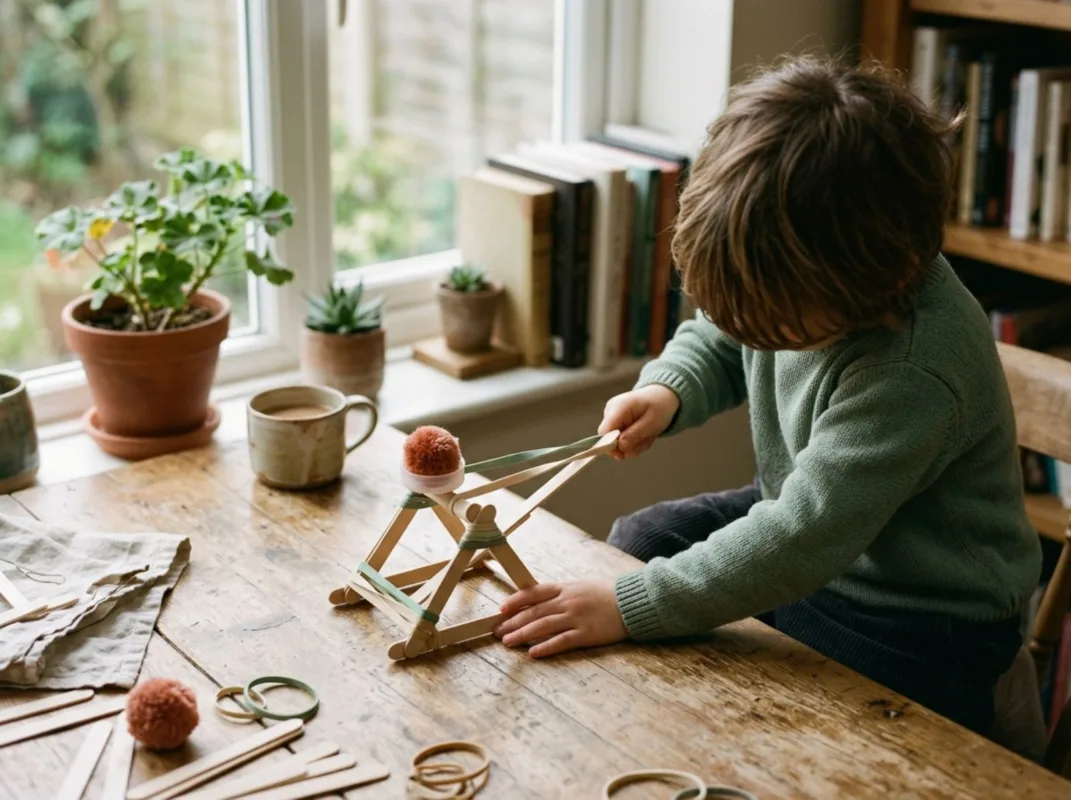 Build a Lolly Stick Catapult