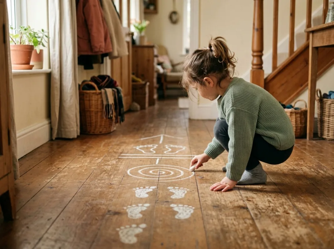 Chalk Trail Outside