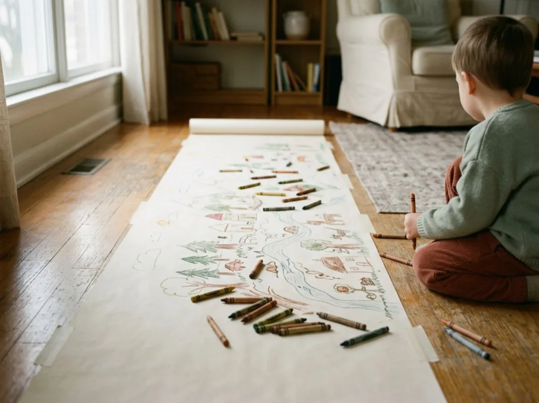 Giant Floor Drawing
