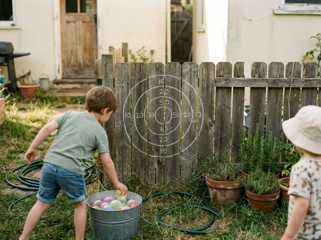 Water Balloon Target Practice